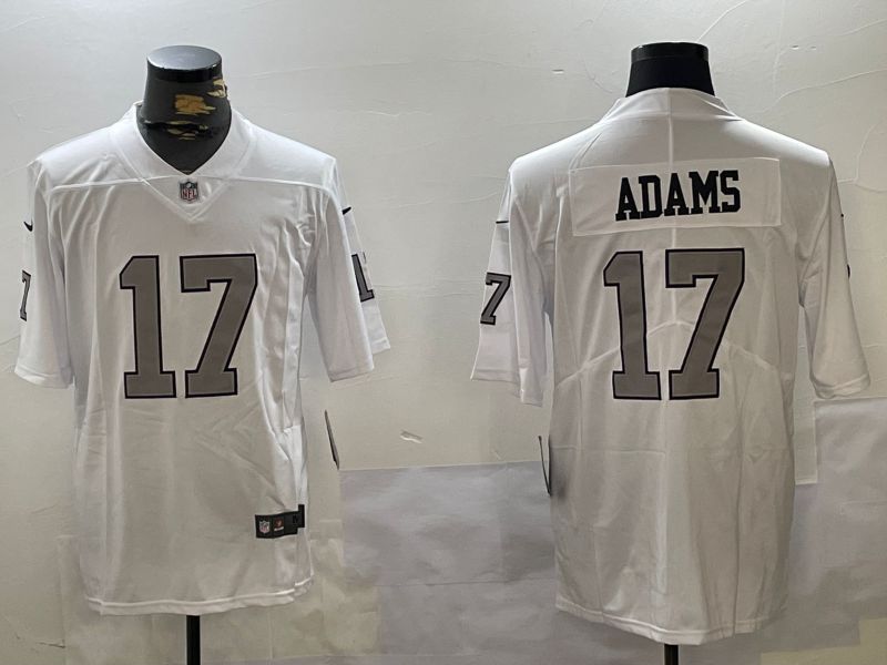 Men Oakland Raiders #17 Adams White 2024 Nike Vapor Limited NFL Jersey style 1->oakland raiders->NFL Jersey
